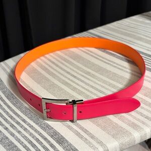 Calvin Klein Pink reversable pink and Orange Women's Belt